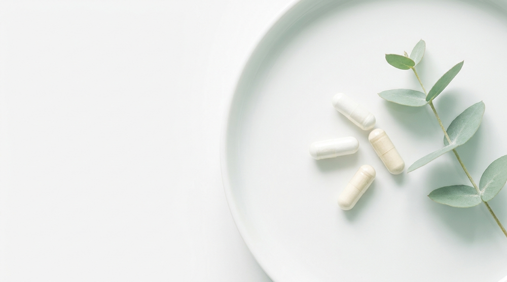 Premium clean vitamins and supplements on white - Body React UK apothecary
